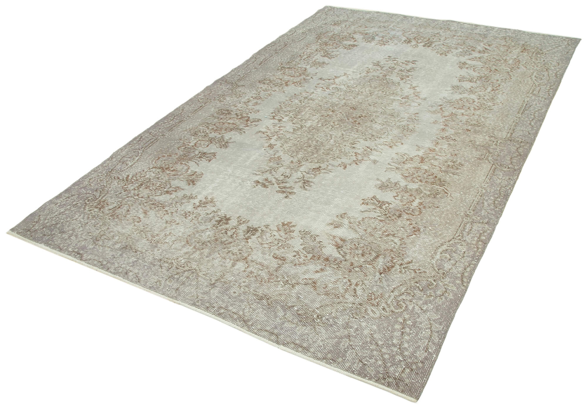 Collection of 5' 9'' x 9' 1'' Handmade Vintage Overdyed Rug in a gallery layout