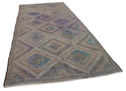 Collection of 5' 7'' x 11' 5'' Turkish Vintage Kilim Rug in a gallery layout