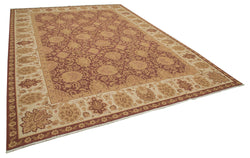 Collection of 9' 4'' x 13' 1'' Hand-Knotted Oushak Rug in a gallery layout