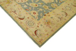 Collection of 7' 11'' x 10' 1'' Hand-Knotted Oushak Rug in a gallery layout