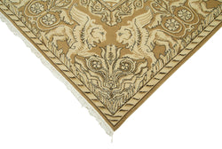 Collection of 9' 11'' x 13' 5'' Hand-Knotted Oushak Rug in a gallery layout