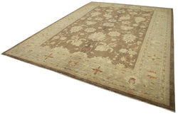 Collection of 9' 8'' x 13' 8'' Hand-Knotted Oushak Rug in a gallery layout