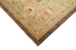 Collection of 9' 8'' x 13' 8'' Hand-Knotted Oushak Rug in a gallery layout