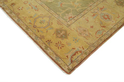 Collection of 8' 4'' x 10' Hand-Knotted Oushak Rug in a gallery layout