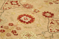 Collection of 8' 8'' x 11' 7'' Hand-Knotted Oushak Rug in a gallery layout