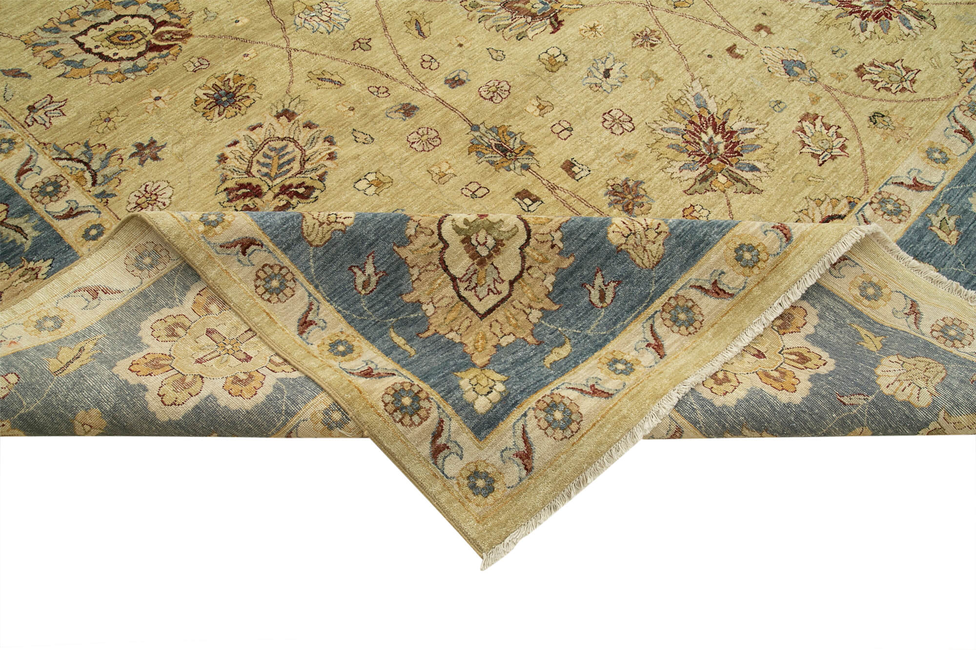 Collection of 11' 11'' x 18' Hand-Knotted Oriental Rug in a gallery layout