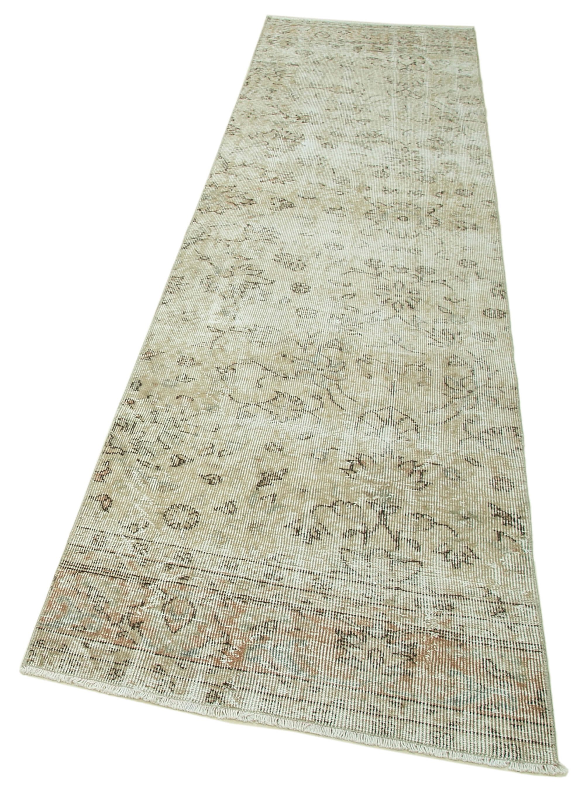 Collection of 2' 8'' x 10' 4'' Hand-Knotted Runner Rug in a gallery layout