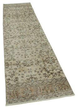 Collection of 2' 7'' x 9' 11'' Hand-Knotted Runner Rug in a gallery layout