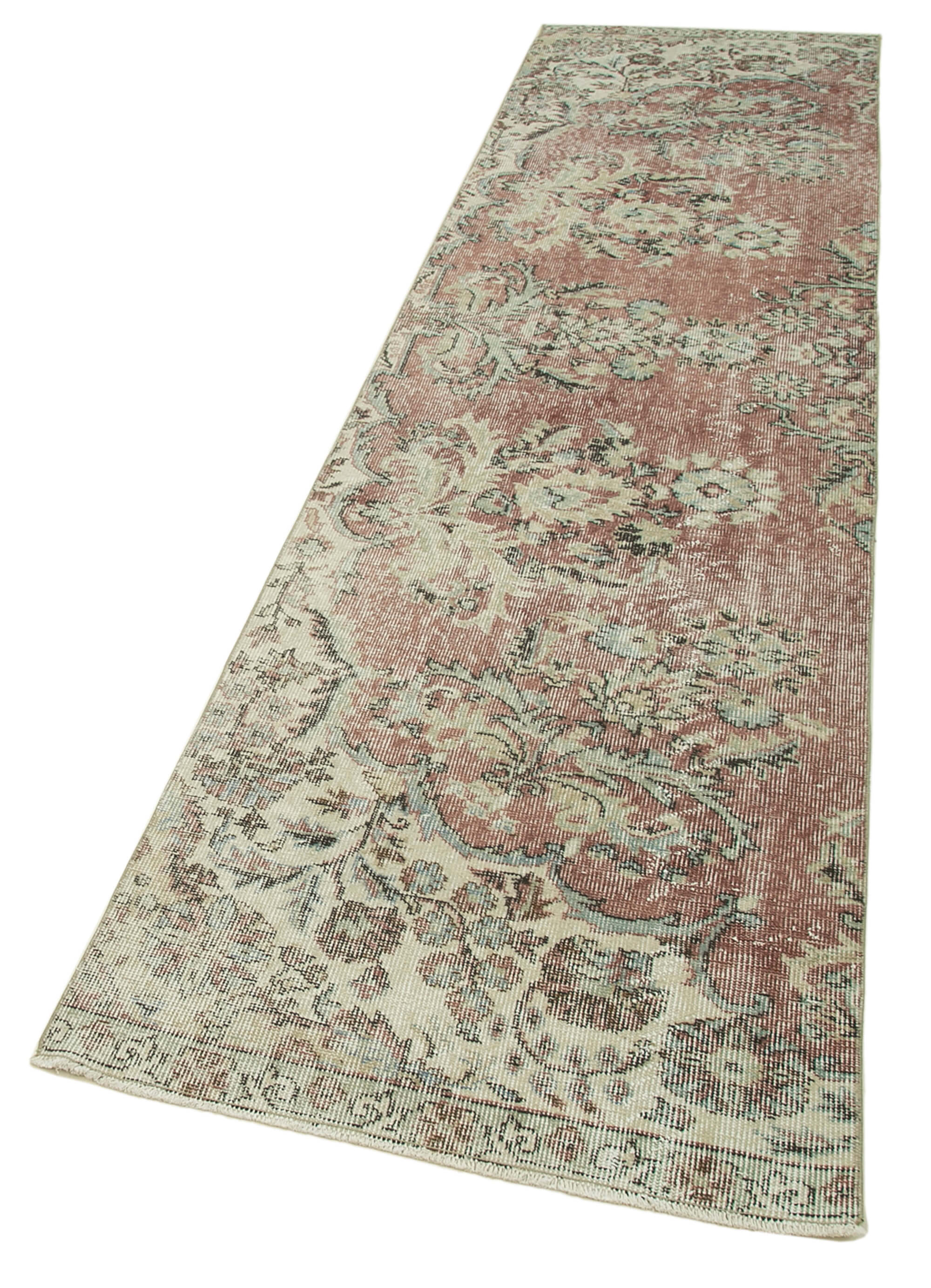 Collection of 2' 7'' x 10' 4'' Hand-Knotted Runner Rug in a gallery layout