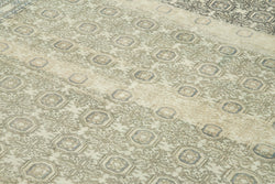 Collection of 6' 5'' x 9' 6'' Turkish Vintage Hand-Knotted Rug in a gallery layout