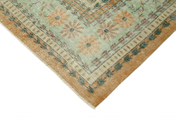 Collection of 6' 7'' x 10' 7'' Distressed Vintage Rug in a gallery layout