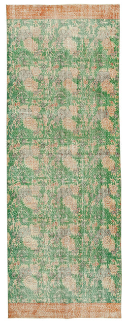 Collection of 4' 6'' x 12' 9'' Hand-Knotted Runner Rug in a gallery layout