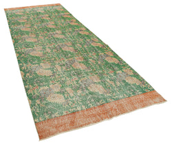 Collection of 4' 6'' x 12' 9'' Hand-Knotted Runner Rug in a gallery layout