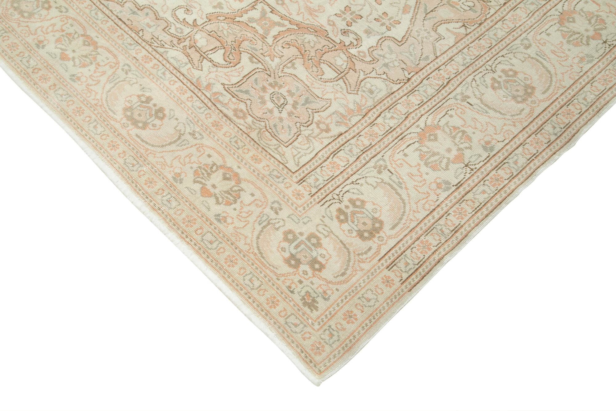 Collection of 6' 6'' x 9' 10'' Turkish Vintage Hand-Knotted Rug in a gallery layout