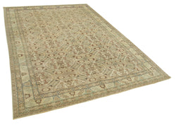 Collection of 6' 5'' x 9' 2'' Turkish Vintage Hand-Knotted Rug in a gallery layout