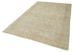 Collection of 6' x 9' 5'' Turkish Vintage Hand-Knotted Rug in a gallery layout