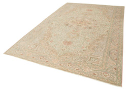 Collection of 6' 7'' x 10' 5'' Turkish Vintage Hand-Knotted Rug in a gallery layout