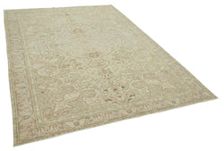 Collection of 6' 6'' x 9' 4'' Turkish Vintage Hand-Knotted Rug in a gallery layout