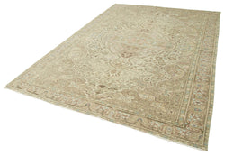 Collection of 6' 6'' x 9' 4'' Turkish Vintage Hand-Knotted Rug in a gallery layout