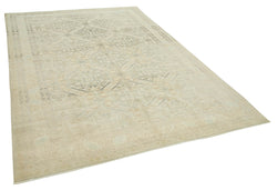 Collection of 6' 5'' x 9' 6'' Turkish Vintage Hand-Knotted Rug in a gallery layout