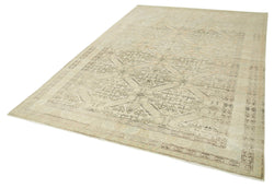 Collection of 6' 5'' x 9' 6'' Turkish Vintage Hand-Knotted Rug in a gallery layout