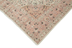 Collection of 6' 11'' x 10' 3'' Turkish Vintage Hand-Knotted Rug in a gallery layout