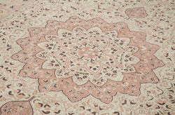 Collection of 6' 11'' x 10' 3'' Turkish Vintage Hand-Knotted Rug in a gallery layout