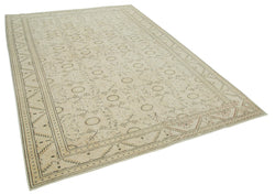 Collection of 6' 6'' x 9' 8'' Turkish Vintage Hand-Knotted Rug in a gallery layout