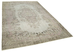 Collection of 6' 4'' x 10' Handmade Vintage Overdyed Rug in a gallery layout