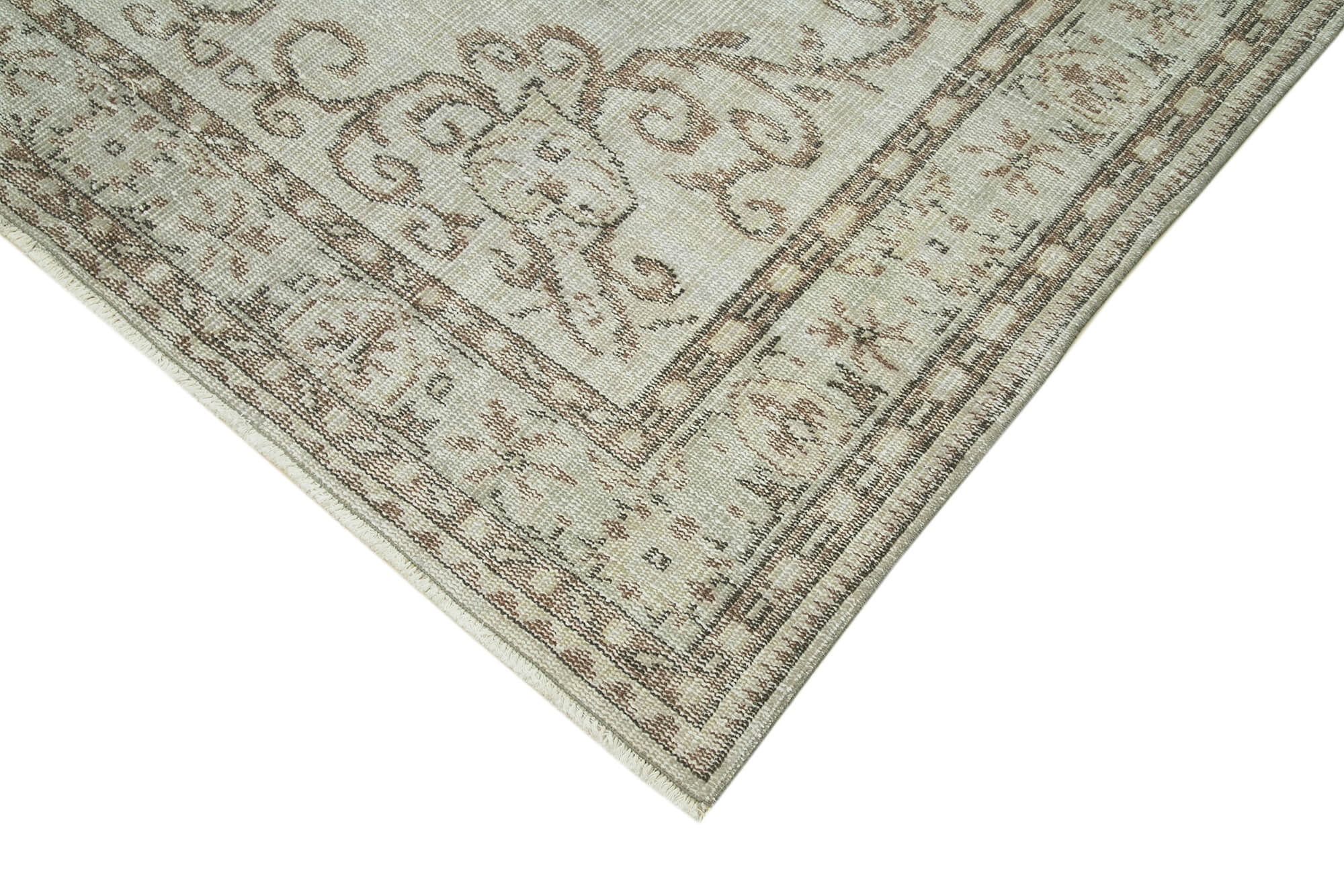 Collection of 5' 8'' x 9' 2'' Handmade Vintage Overdyed Rug in a gallery layout