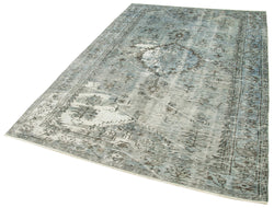 Collection of 5' 5'' x 8' 1'' Handmade Vintage Overdyed Rug in a gallery layout