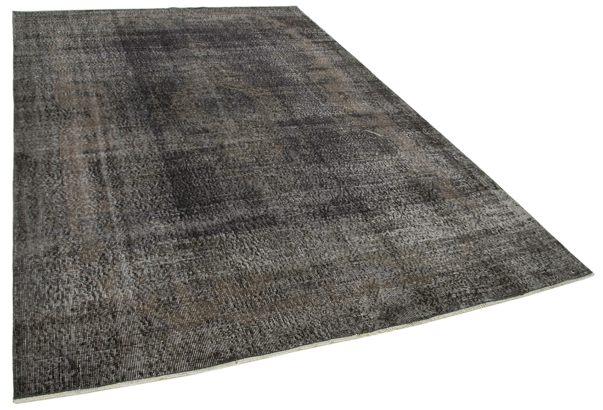 Collection of 6' 8'' x 10' 4'' Handmade Vintage Overdyed Rug in a gallery layout