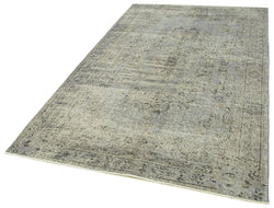 Collection of 4' 10'' x 8' 1'' Handmade Vintage Overdyed Rug in a gallery layout