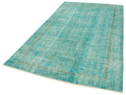 Collection of 5' 3'' x 9' Handmade Vintage Overdyed Rug in a gallery layout