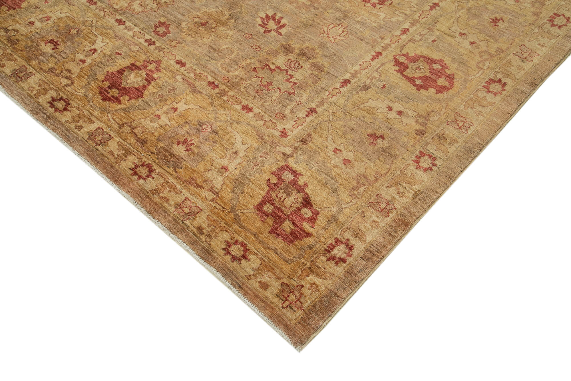 Collection of 8' 0'' x 10' 6'' Hand-Knotted Oushak Rug in a gallery layout