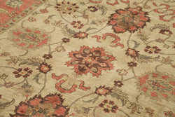 Collection of 6' 2'' x 9' 5'' Hand-Knotted Oushak Rug in a gallery layout