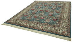 Collection of 7' 11'' x 10' 2'' Hand-Knotted Oushak Rug in a gallery layout