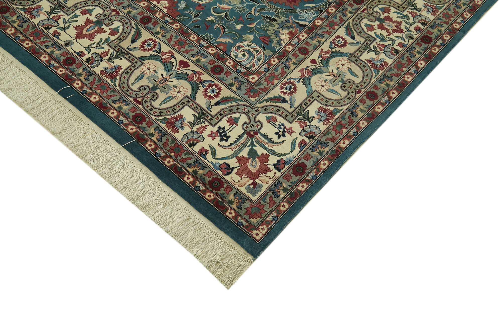 Collection of 7' 11'' x 10' 2'' Hand-Knotted Oushak Rug in a gallery layout