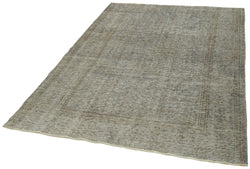 Collection of 5' 2'' x 7' 9'' Handmade Vintage Overdyed Rug in a gallery layout