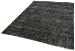 Collection of 6' 1'' x 9' 4'' Handmade Vintage Overdyed Rug in a gallery layout