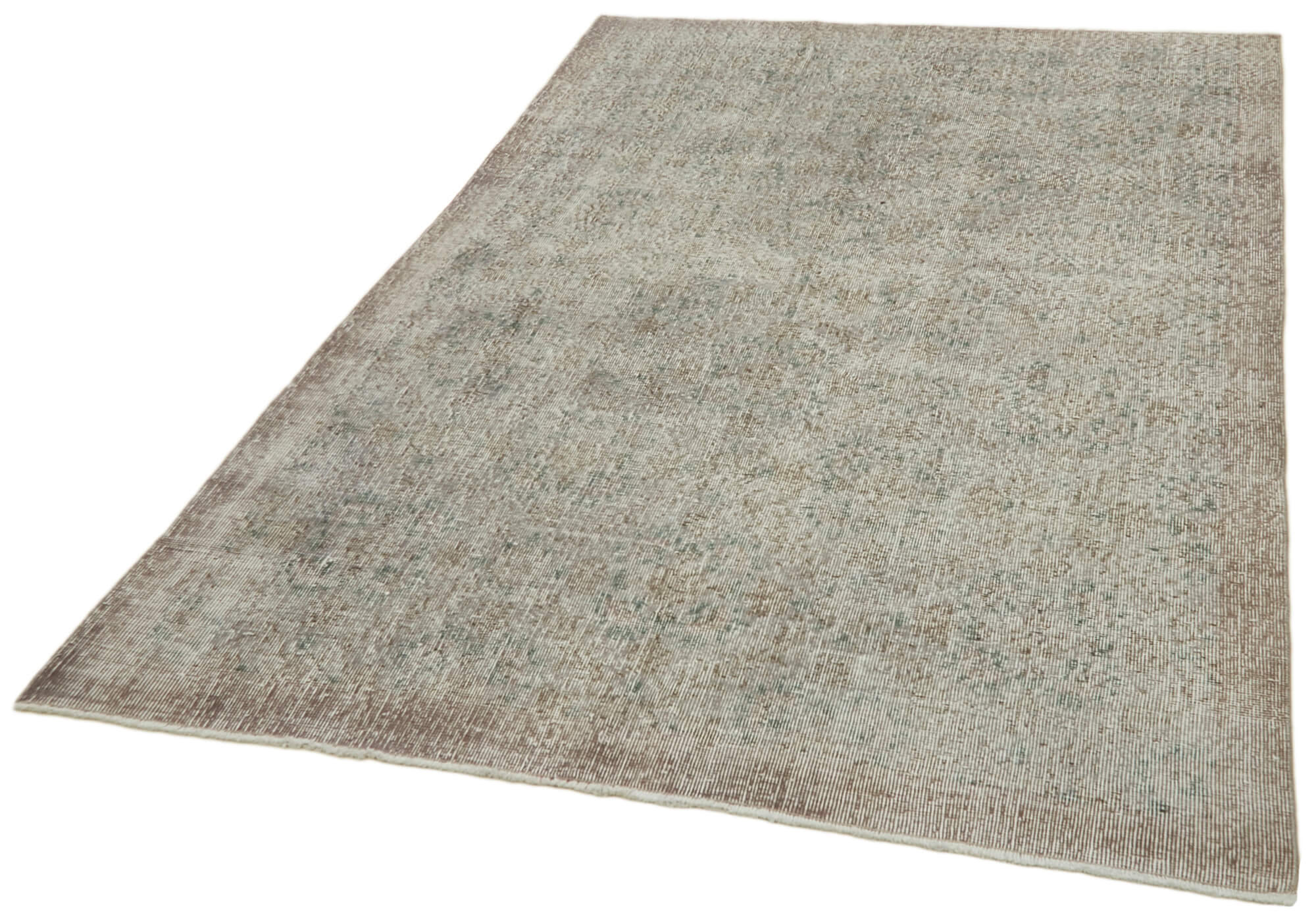 Collection of 5' 1'' x 8' 5'' Handmade Vintage Overdyed Rug in a gallery layout