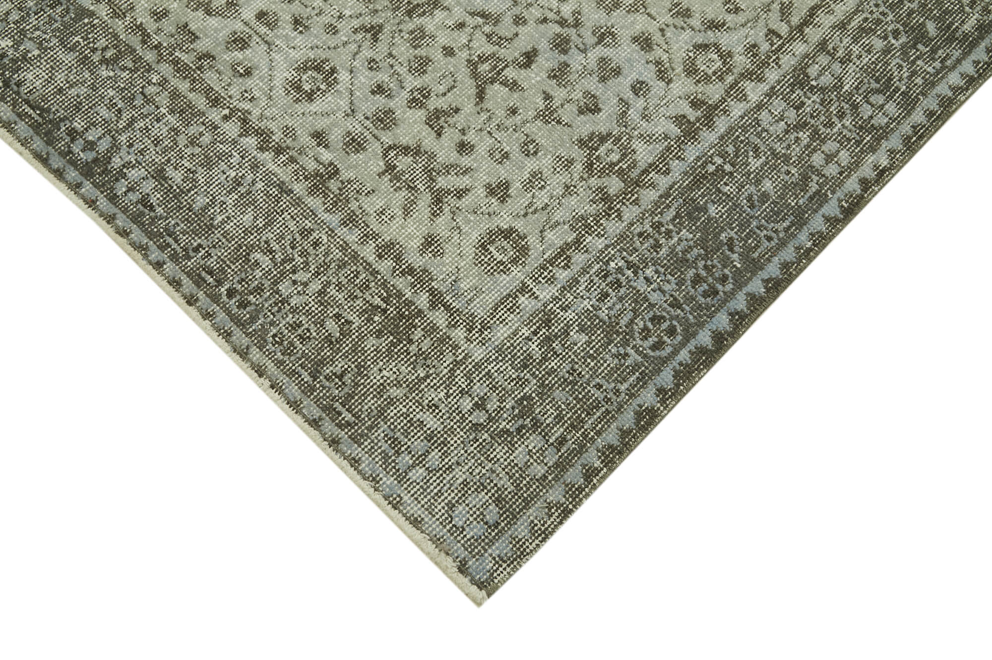 Collection of 5' 3'' x 8' 10'' Handmade Vintage Overdyed Rug in a gallery layout