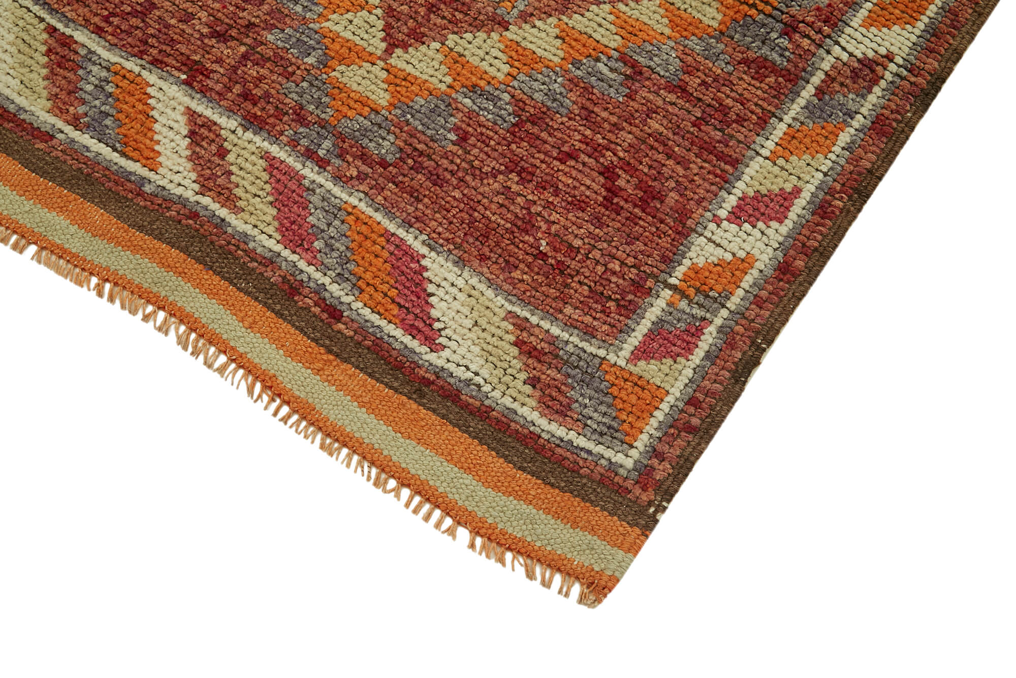 Collection of 2' 11'' x 12' 2'' Handmade Runner Rug in a gallery layout