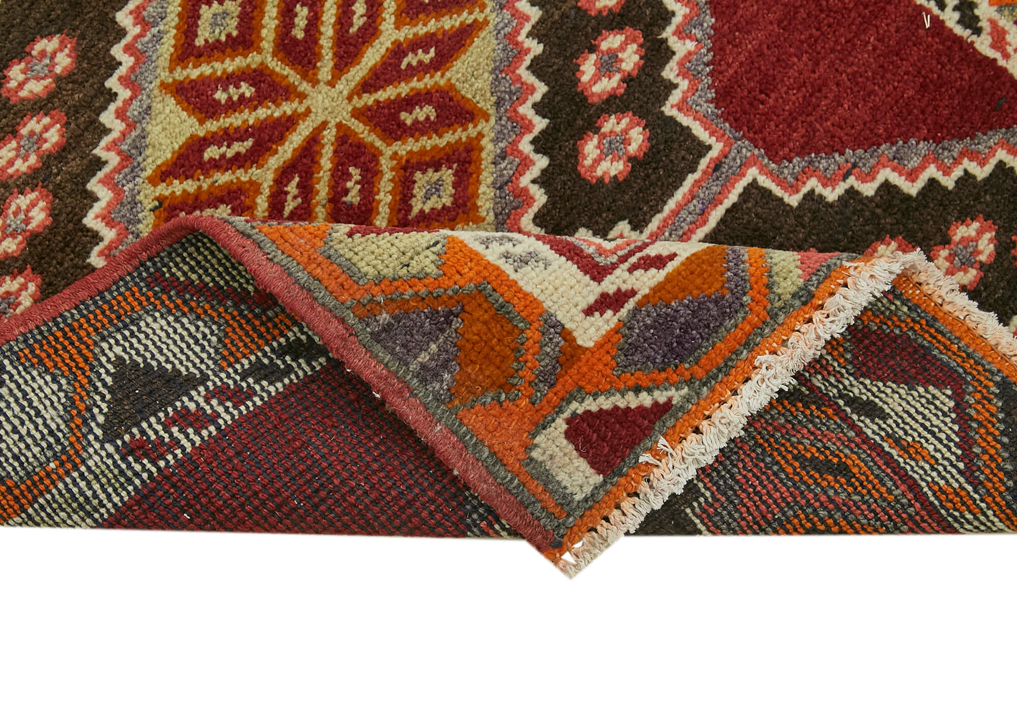 Collection of 2' 11'' x 12' 8'' Handmade Runner Rug in a gallery layout