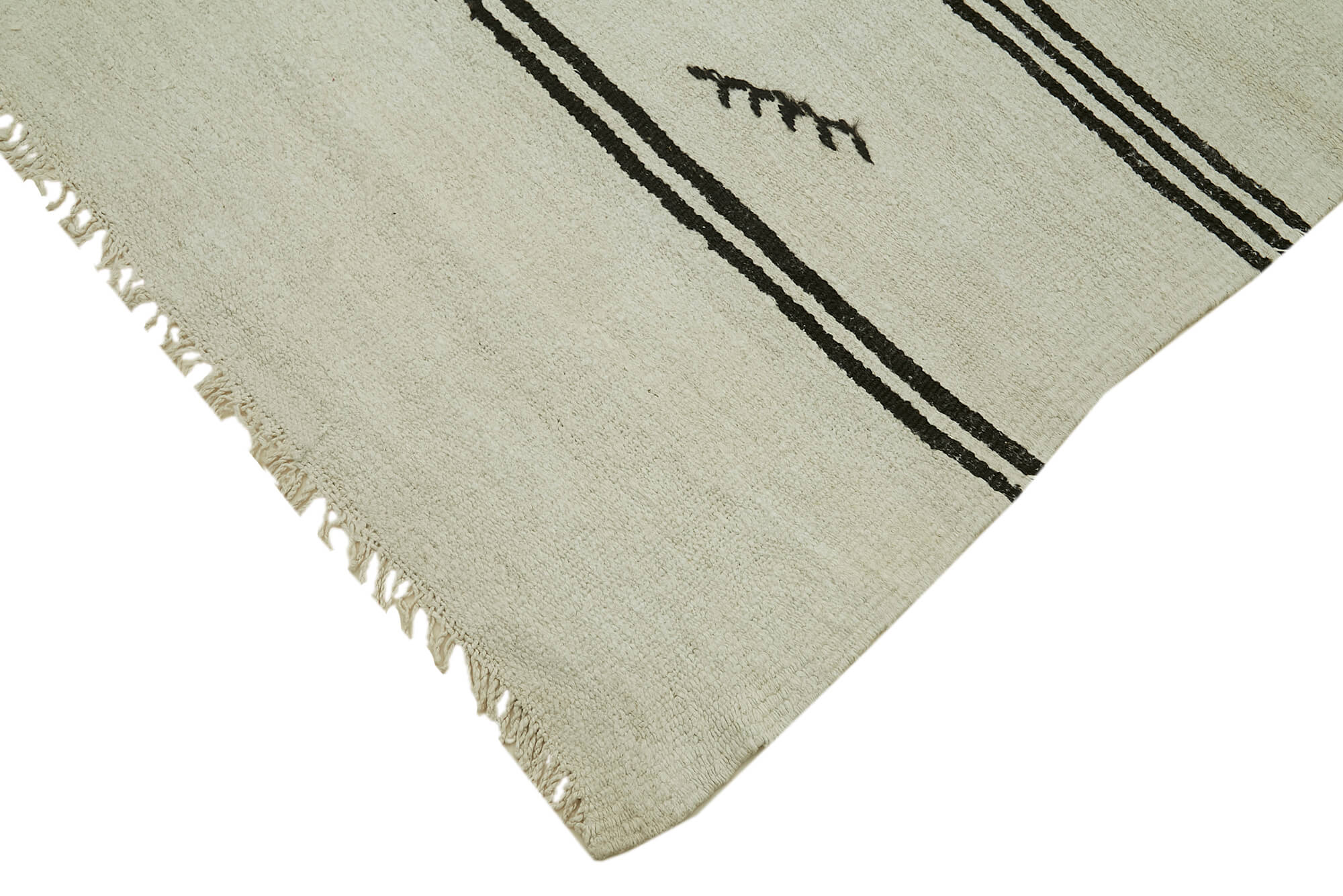 Collection of 5' 7'' x 11' 7'' Turkish Hemp Kilim Rug in a gallery layout