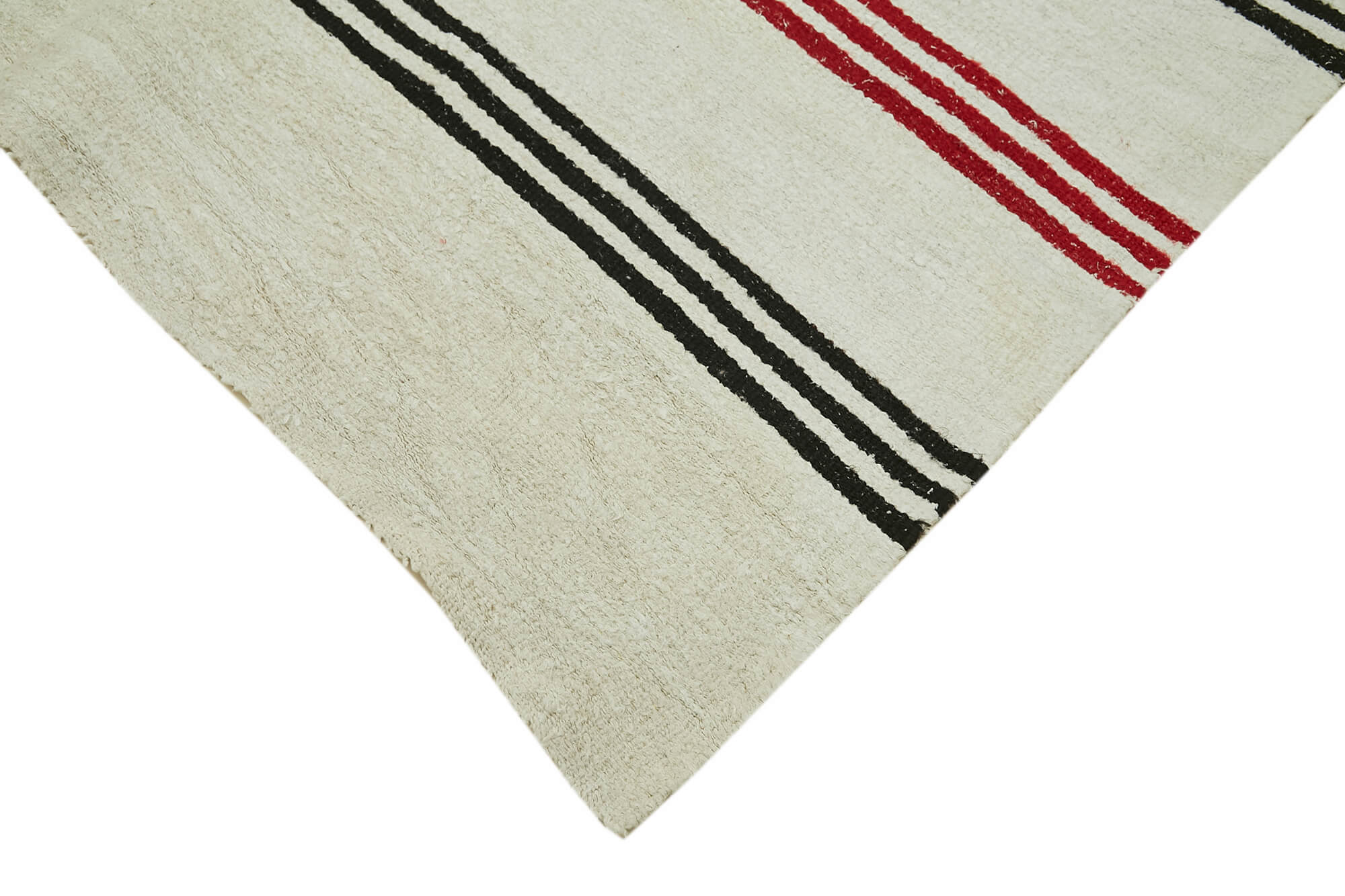 Collection of 5' 6'' x 12' 10'' Turkish Hemp Kilim Rug in a gallery layout