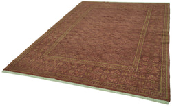 Collection of 6' 9'' x 9' 1'' Hand-Knotted Oushak Rug in a gallery layout