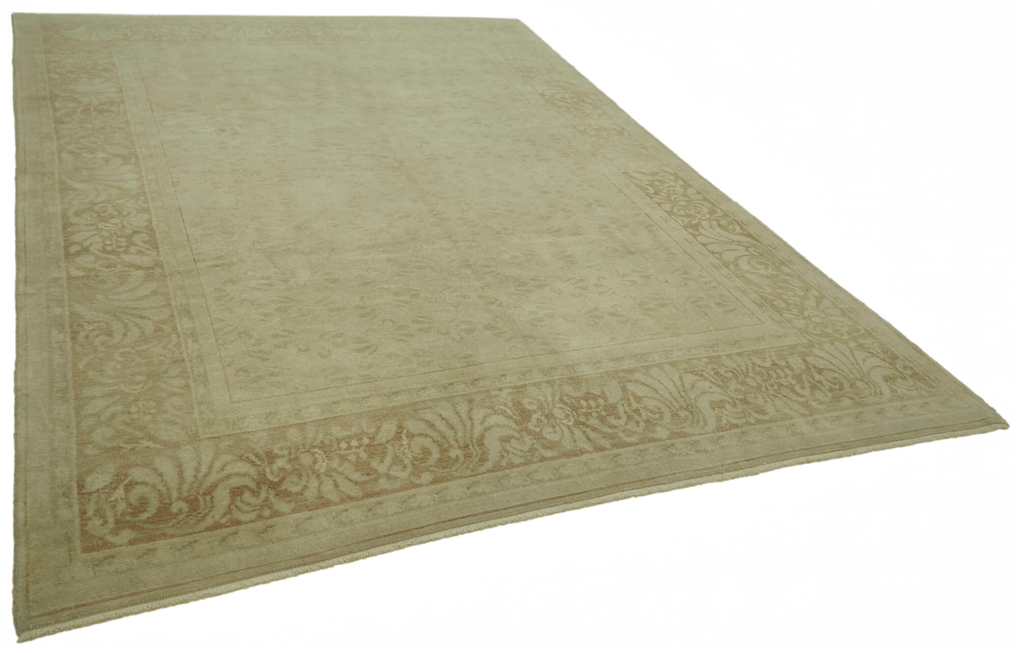 Collection of 8' 1'' x 10' 4'' Hand-Knotted Oushak Rug in a gallery layout