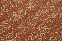 Collection of 6' x 8' 8'' Hand-Knotted Oushak Rug in a gallery layout