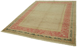 Collection of 6' 11'' x 8' 7'' Hand-Knotted Oushak Rug in a gallery layout